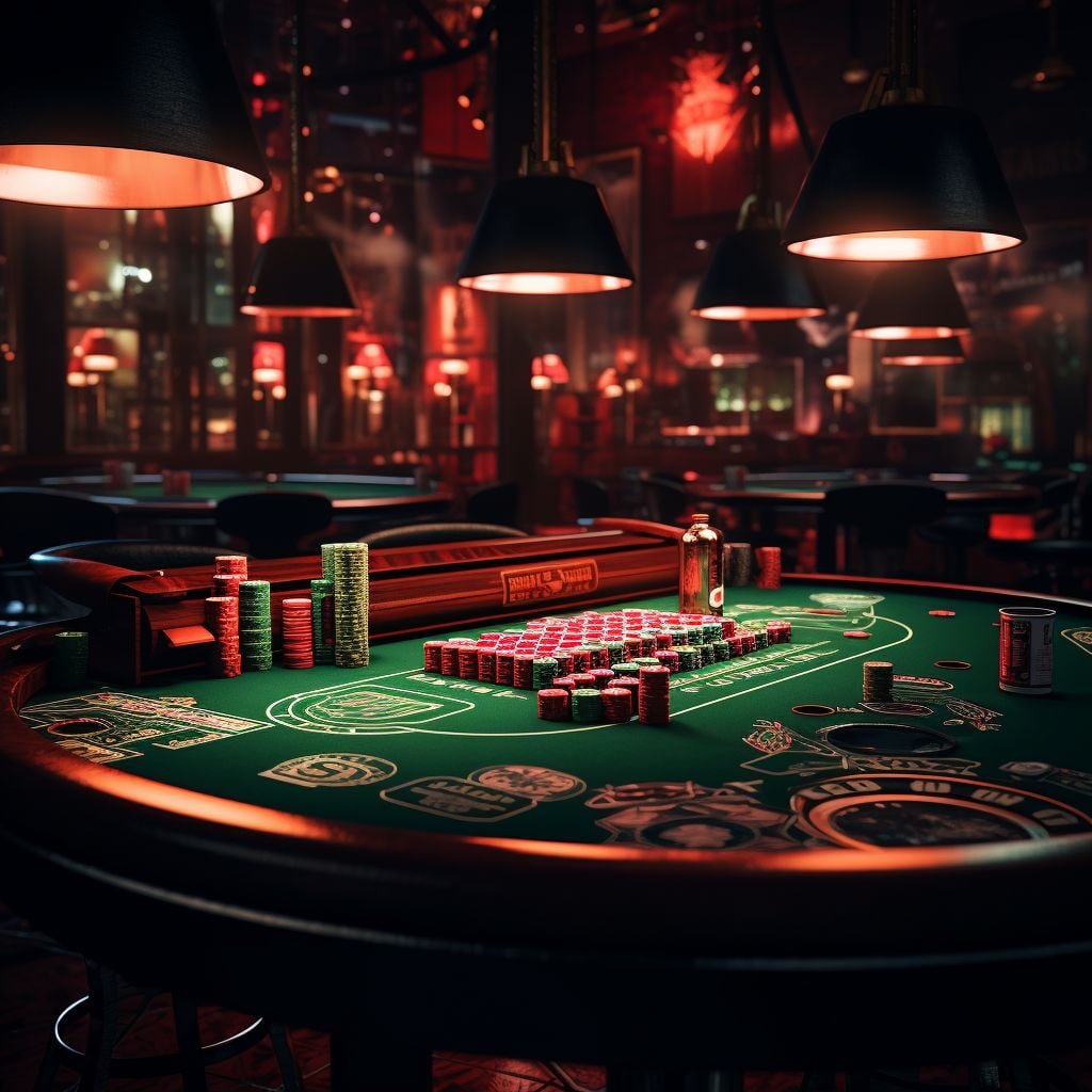 The ambiance of blackjack and baccarat tables on the winzo casino platform